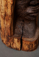 (タンザニア)　マコンデ　黒檀彫刻　 78cm