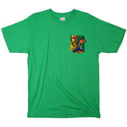 パーニュポケットTシャツ　Mサイズ 　(グリーン)　#12