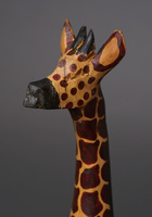 (ケニア)　木彫アニマル　キリン　Lサイズ　No.1