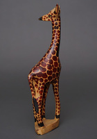 (ケニア)　木彫アニマル　キリン　Lサイズ　No.4