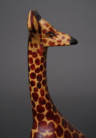 (ケニア)　木彫アニマル　キリン　Lサイズ　No.4