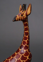 (ケニア)　木彫アニマル　キリン　Lサイズ　No.6