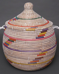 (セネガル)　セネガルバスケット　パニエ　L　No.159