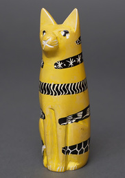 ソープストーン置物　猫さん　1番