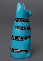 ソープストーン置物　猫さん　4番