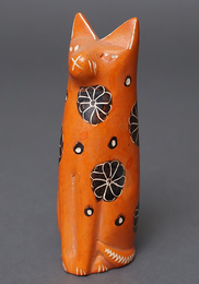 ソープストーン置物　猫さん　5番