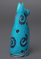 ソープストーン置物　猫さん　9番