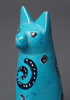 ソープストーン置物　猫さん　9番