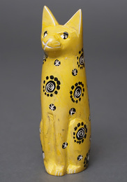 ソープストーン置物　猫さん　10番