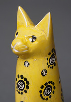 ソープストーン置物　猫さん　10番