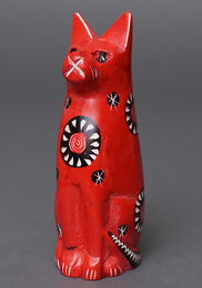 ソープストーン置物　猫さん　11番