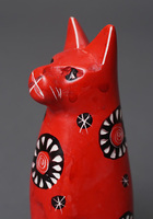 ソープストーン置物　猫さん　11番