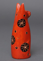 ソープストーン置物　猫さん　13番