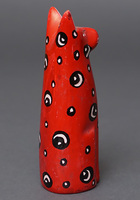 ソープストーン置物　猫さん　15番