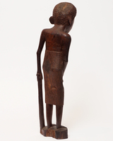 (タンザニア)　黒檀木彫り人形　(L)　F