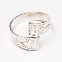 (マリ)　トゥアレグ　シルバー　リング　No.6　(17号)