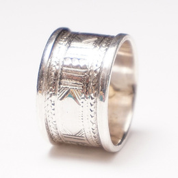 (マリ)　トゥアレグ　シルバー　リング　No.4　(14号)