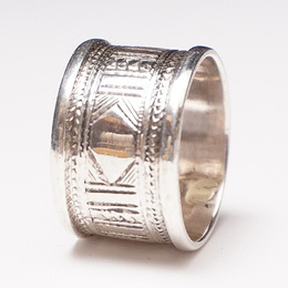 (マリ)　トゥアレグ　シルバー　リング　No.2　(14号)