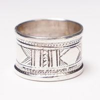 (マリ)　トゥアレグ　シルバー　リング　No.2　(14号)