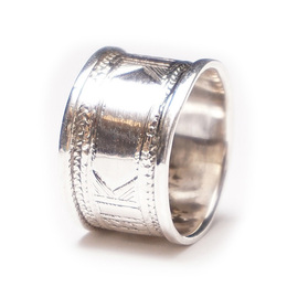 (マリ)　トゥアレグ　シルバー　リング　No.1　(12号)