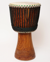 マリ 牛皮ジェンベ(ジャンベ)L　No,205