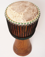 マリ 牛皮ジェンベ(ジャンベ)L　No,205