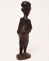 (ケニア)　黒檀彫刻人形　M　 No.8