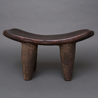 (コートジボワール)　セヌフォ　スツール　(腰掛)　No.18