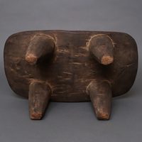 (コートジボワール)　セヌフォ　スツール　(腰掛)　No.18