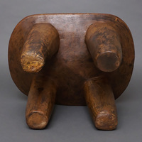 (コートジボワール)　セヌフォ　スツール　(腰掛)　No.19