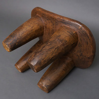 (コートジボワール)　セヌフォ　スツール　(腰掛)　No.19