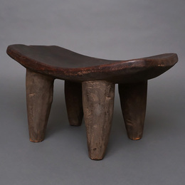 (コートジボワール)　セヌフォ　スツール　(腰掛)　No.20