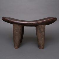(コートジボワール)　セヌフォ　スツール　(腰掛)　No.20