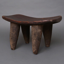 (コートジボワール)　セヌフォ　スツール　(腰掛)　No.22