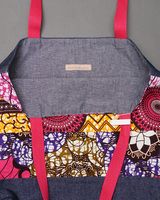 marenamare　パッチワーク　アフリカントートバッグ　Lサイズ　No.2