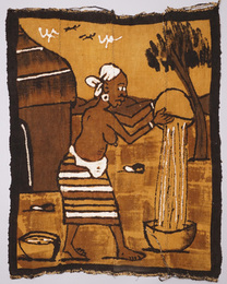 (マリ)　ボゴラン　絵布　(M)　No.15