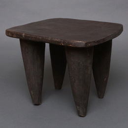 (コートジボワール)　セヌフォ　スツール　(腰掛)　No.23