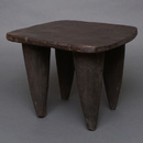 (コートジボワール)　セヌフォ　スツール　(腰掛)　No.23