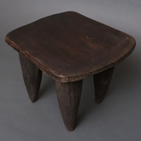 (コートジボワール)　セヌフォ　スツール　(腰掛)　No.23