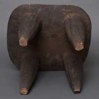 (コートジボワール)　セヌフォ　スツール　(腰掛)　No.24