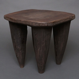 (コートジボワール)　セヌフォ　スツール　(腰掛)　No.25