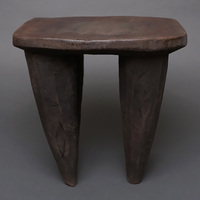 (コートジボワール)　セヌフォ　スツール　(腰掛)　No.25