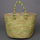 ケニア　サイザルバッグ　ミックスカラー　10インチ　No.1