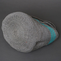 ケニア　サイザルバッグ　ミックスカラー　10インチ　No.2