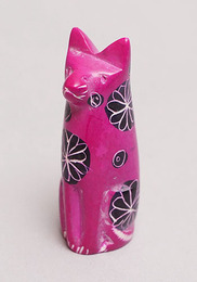 ソープストーン置物　子猫さん　26番