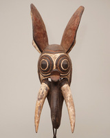 (ブルキナファソ)　グルンシ族　マスク　No.405