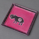 ソープストーン　角　飾り皿　Mサイズ　No.51