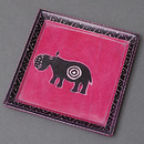 ソープストーン　角　飾り皿　Mサイズ　No.53