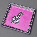 ソープストーン　角　飾り皿　Mサイズ　No.58