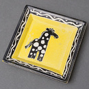 ソープストーン　角　飾り皿　Sサイズ　No.71